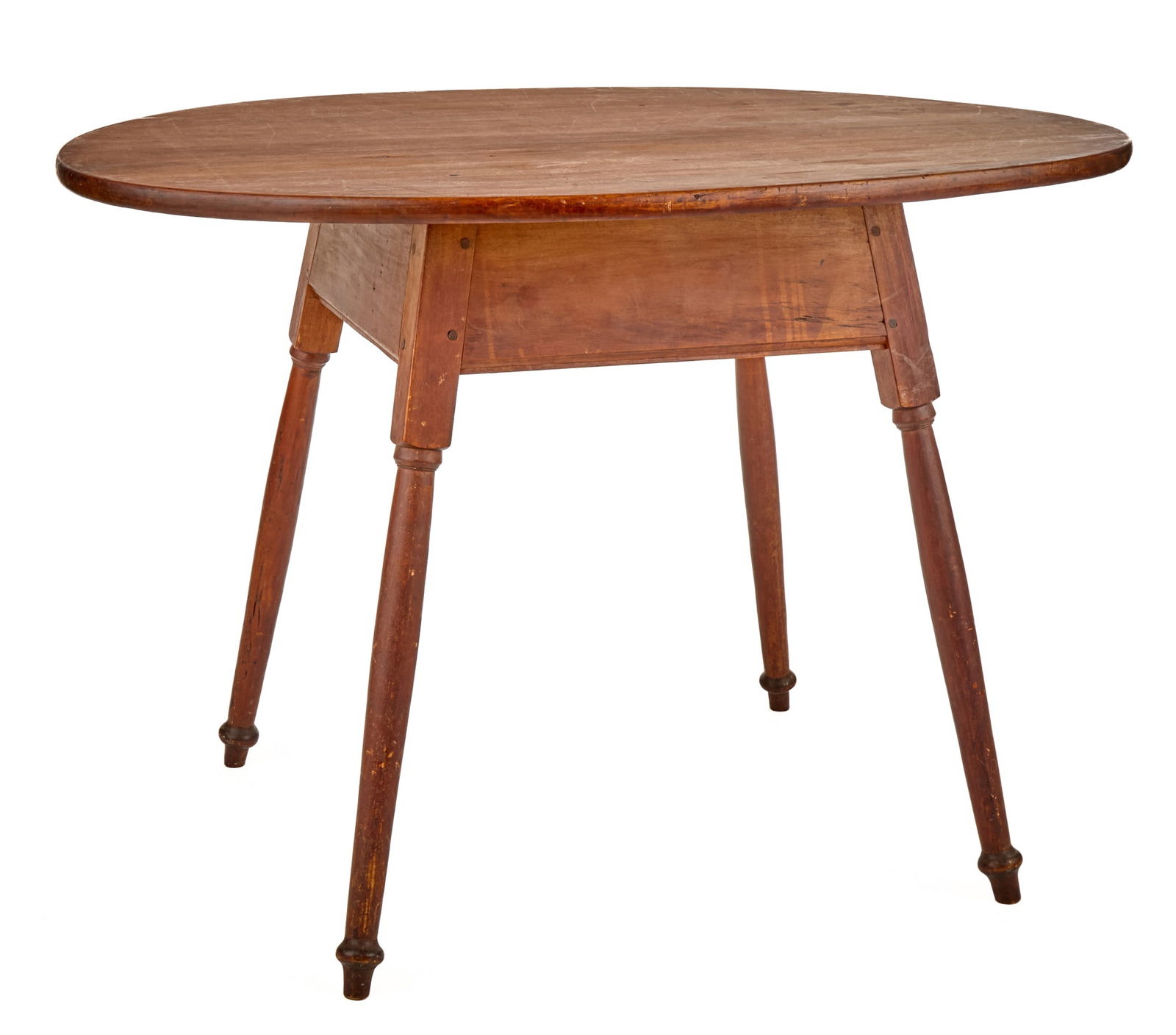 EARLY (19th c) SPLAYED LEG TAP TABLE (1 of 7)