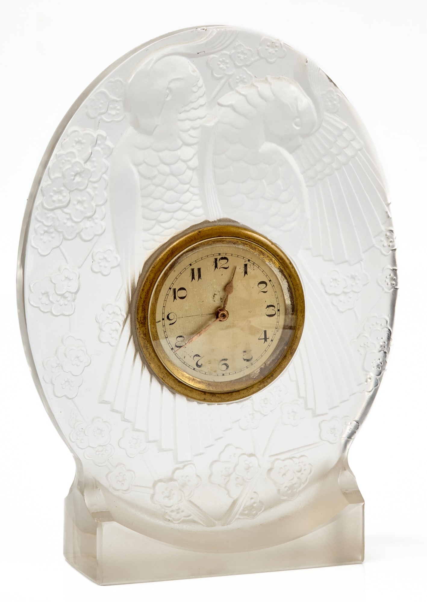 FRENCH ART DECO CLOCK attr. to RENE LALIQUE (1 of 8)