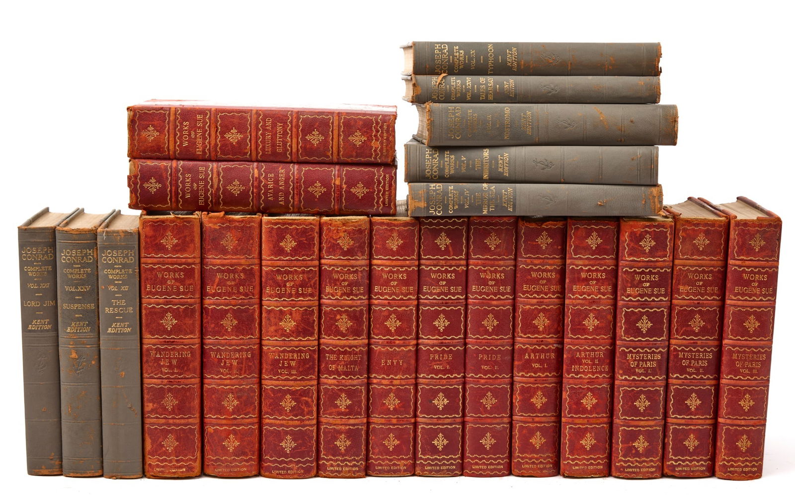 MULTI-VOLUME WORKS of JOSEPH CONRAD & EUGENE SUE (1 of 6)