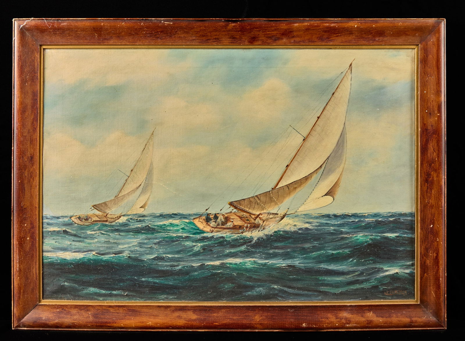 FRANK SCHNEIDER (1881-1935) - Oil on Canvas (1 of 8)