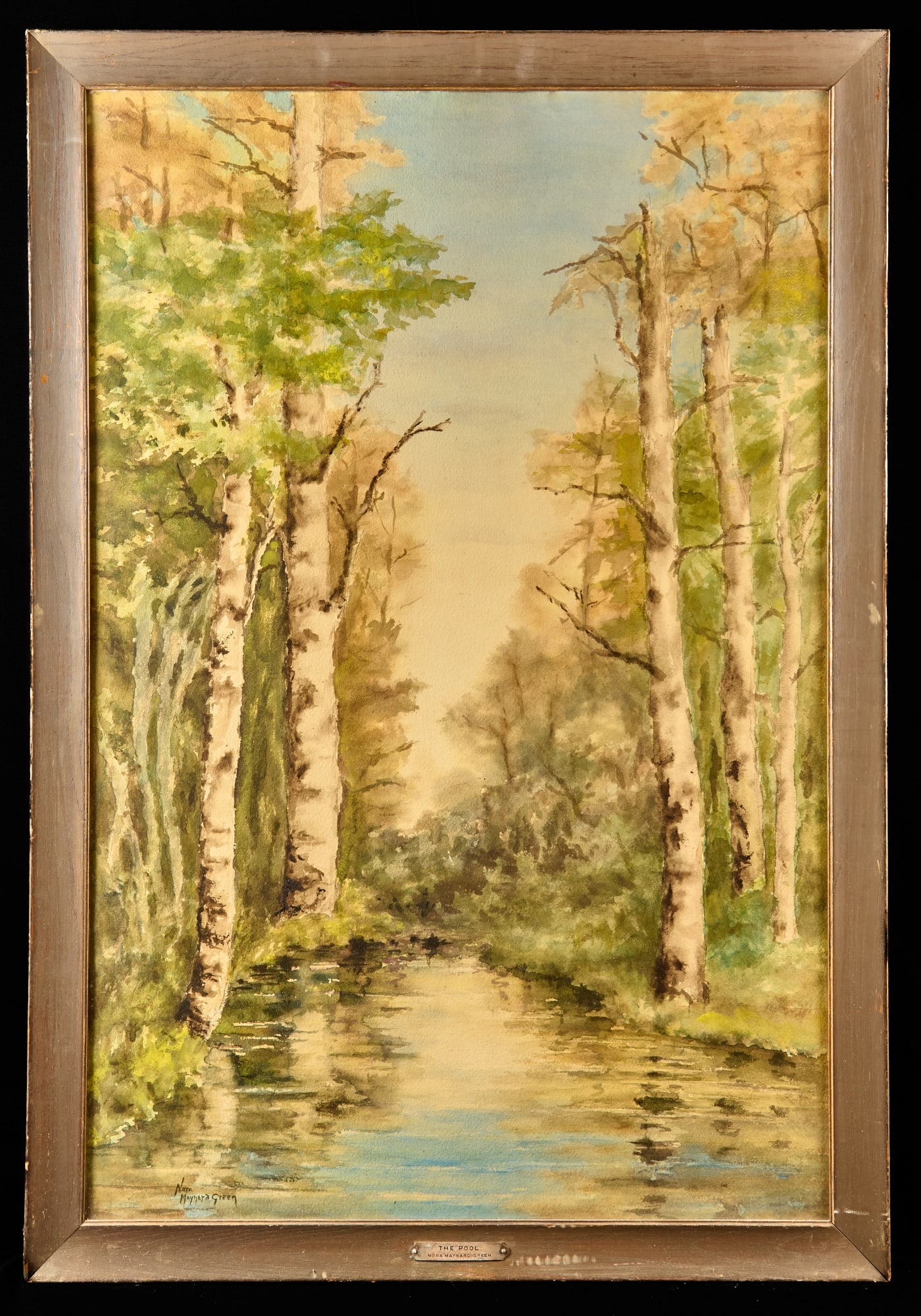 NORA MAYNARD GREEN (19th/20th c) - Watercolor (1 of 8)