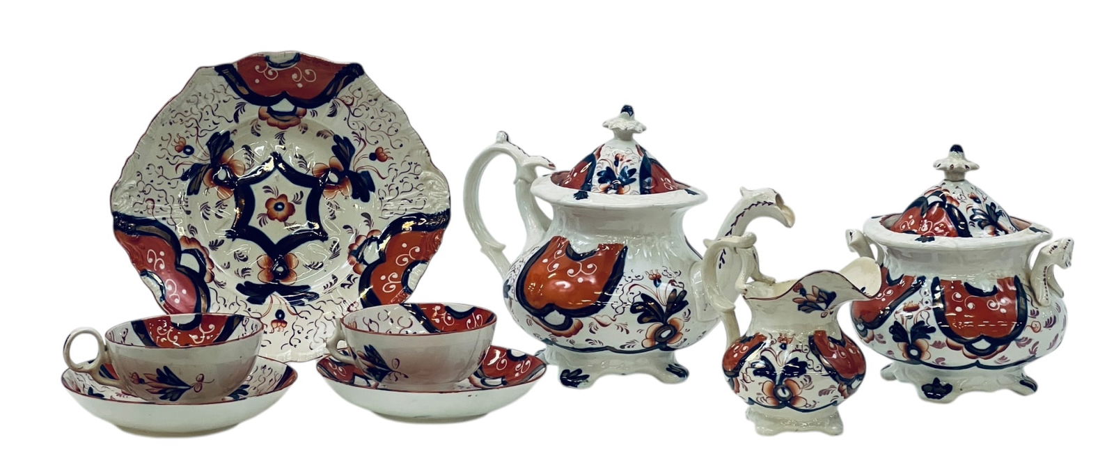 PARTIAL GAUDY WELSH TEASET (1 of 9)