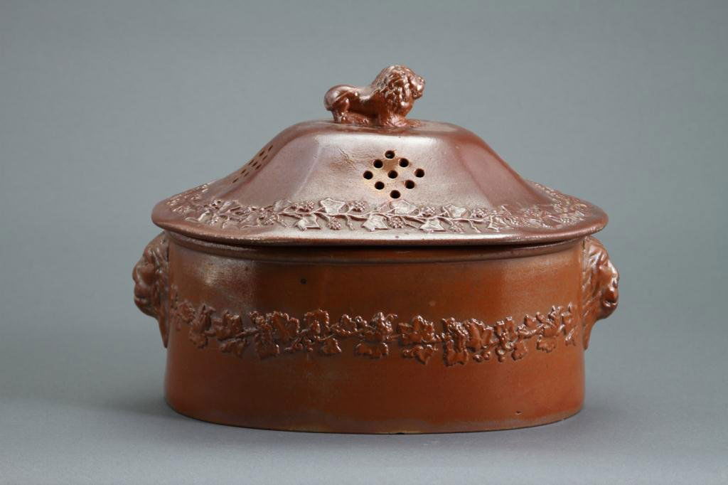 bennington pottery butter dish