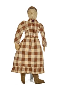 24 IN CENTER SEAM, PAINTED FACE DOLL