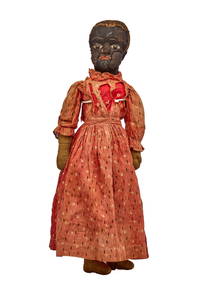 19 IN BEECHER TYPE DOLL WITH RED DRESS (1 of 9)