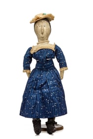 PRIM & PROPER 22 INCH PAINTED FACE CLOTH DOLL