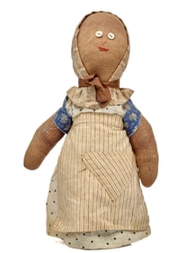 12 INCH BOTTLE DOLL DOORSTOP FULL of LIFE