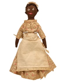 9 IN DOLL WITH NICE EARLY DRESS