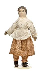 26 INCH CLOTH DOLL with BEAUTIFULLY PAINTED FACE