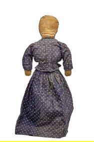 22 INCH PENCIL FACE RAGDOLL CIRCA 1870-1880 (1 of 9)