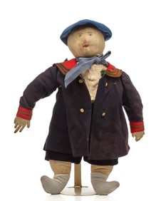 21 INCH HANDMADE BOYS SAILOR DOLL CIRCA 1890