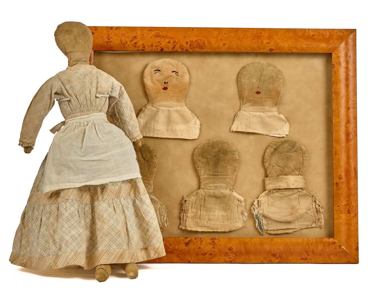 23 IN CLOTH DOLL WITH MANY FACES (1 of 15)