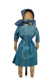 CLOTH DOLL with HAND DRAWN BABYLAND STYLE FACE