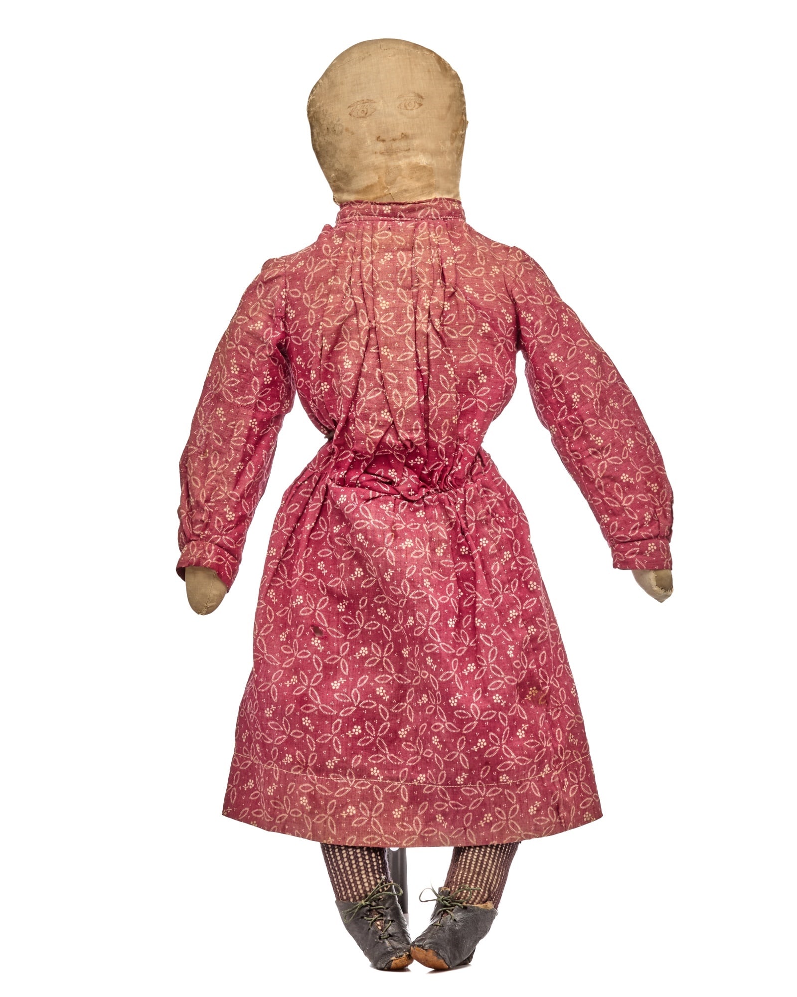 24 IN DOLL WITH A SEPIA INK DRAWN FACE (1 of 11)