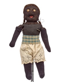 14 IN STOCKING FACE BLACK DOLL