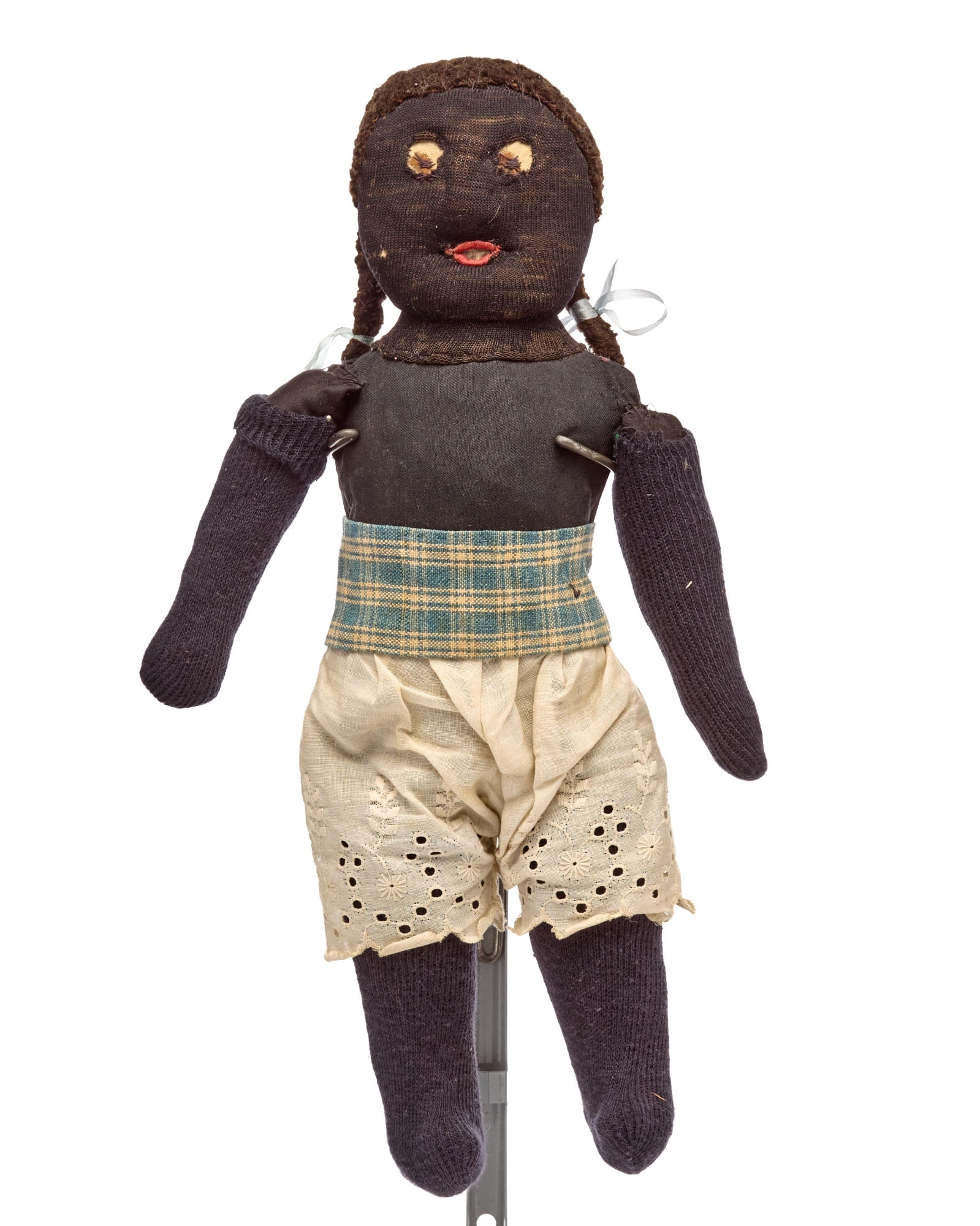 14 IN STOCKING FACE BLACK DOLL (1 of 6)