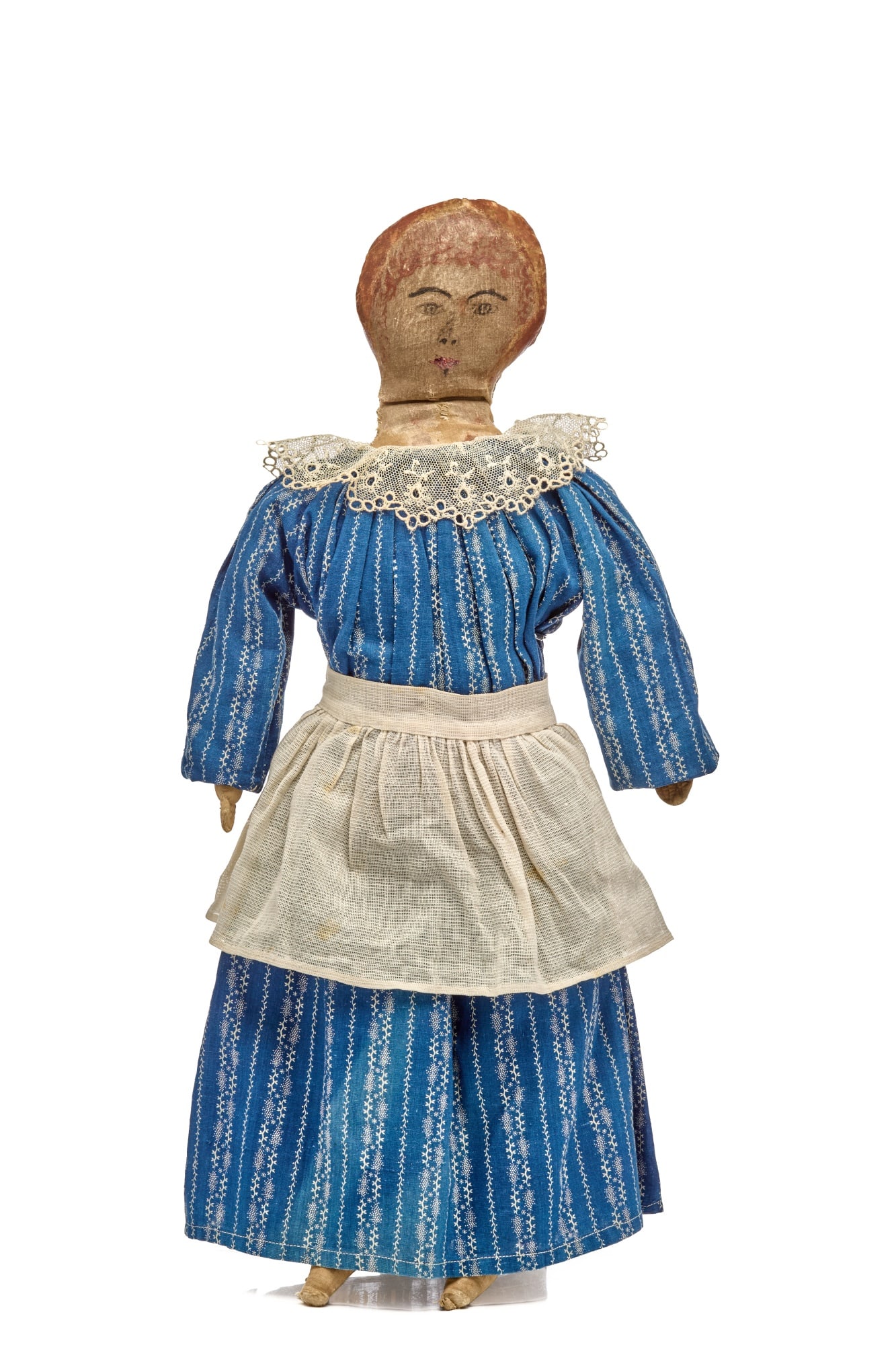 21 INCH REDHEAD CLOTH DOLL with PAINTED FACE (1 of 9)