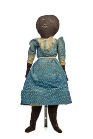 21 INCH EMBROIDERED FACE STOCKINETTE DOLL