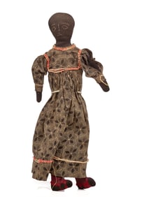 13 IN UNUSUAL FACE ON LITTLE DOLL