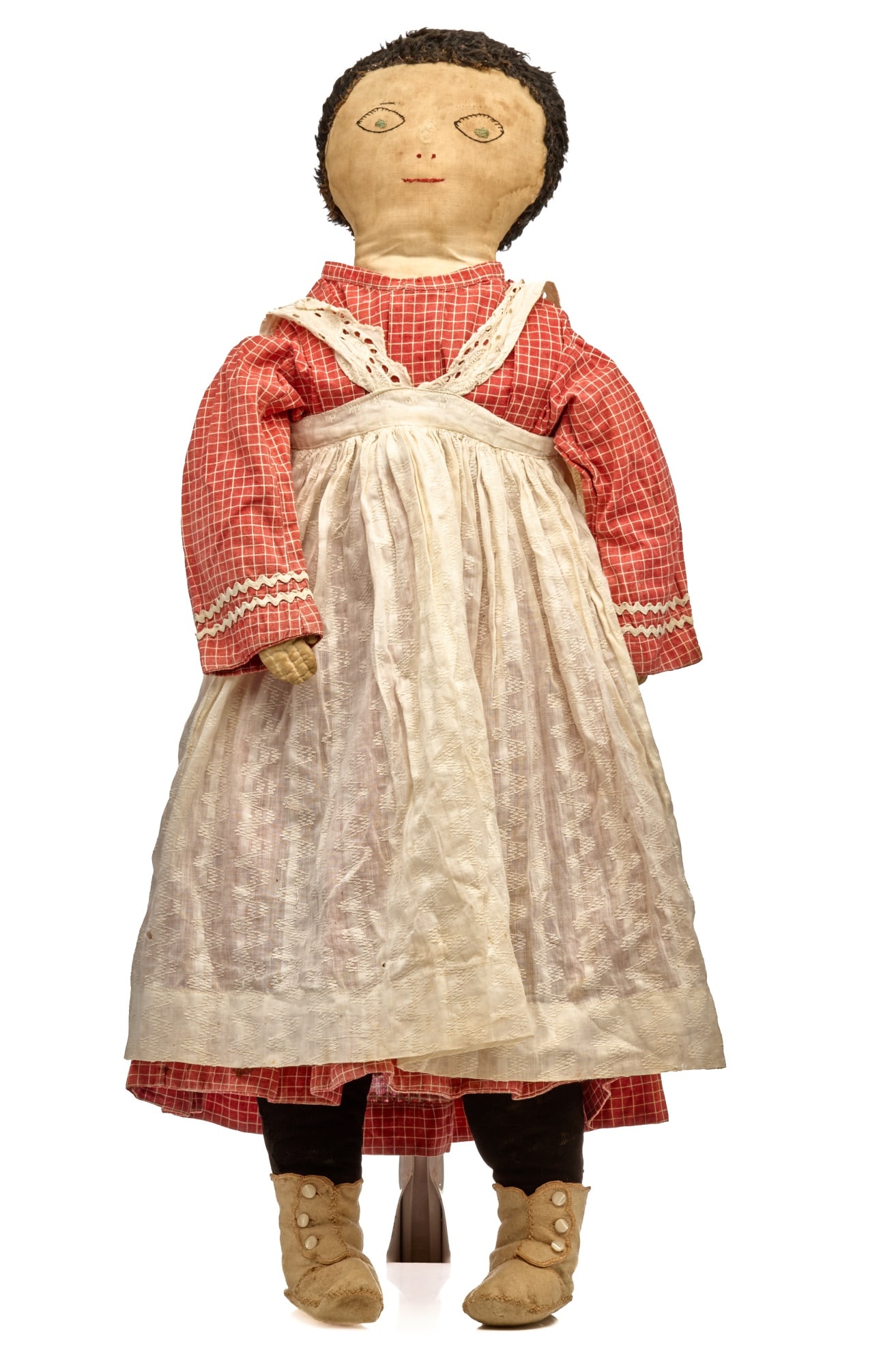 29 INCH CLOTH DOLL with EMBROIDERED FACE (1 of 8)