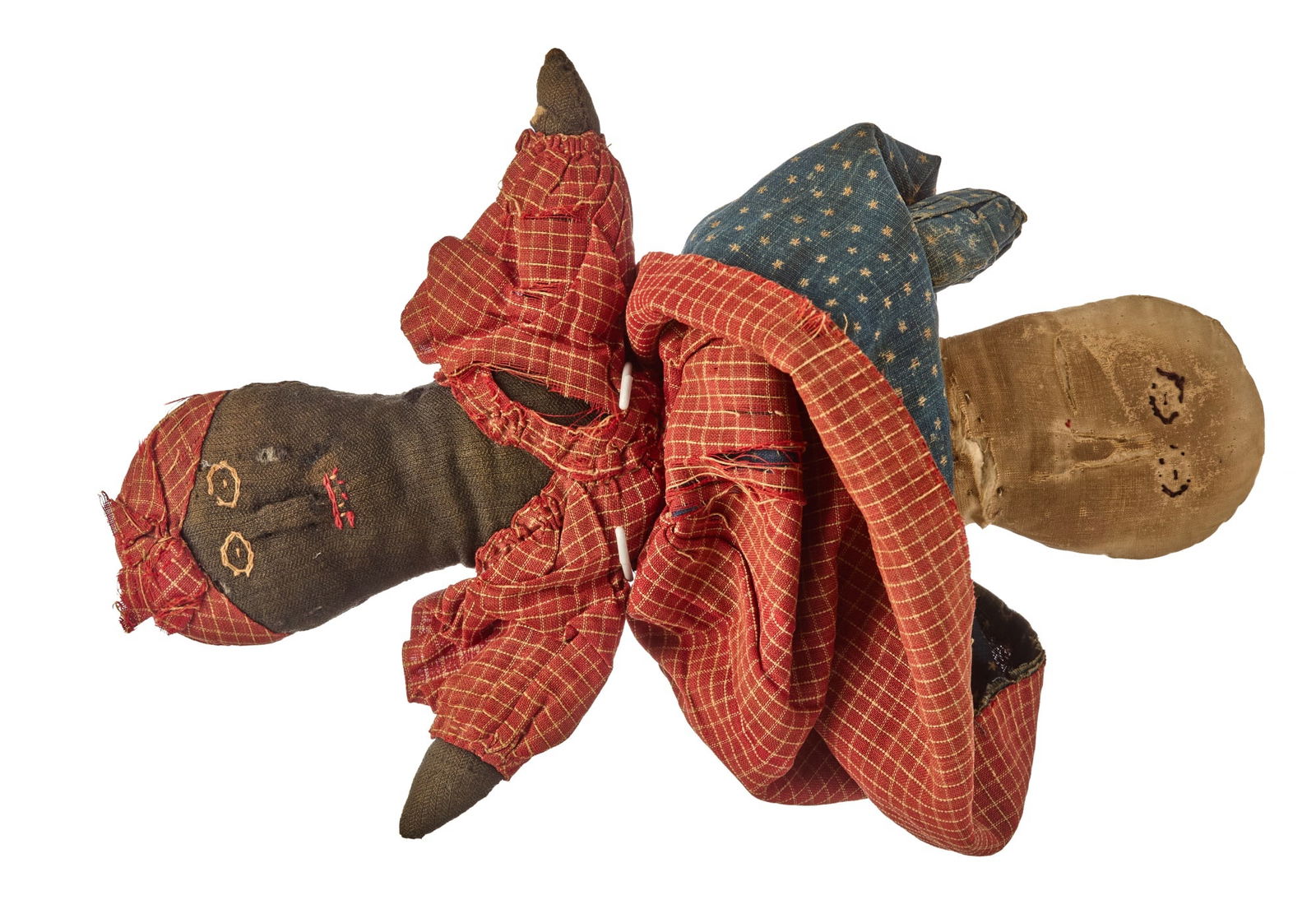 11 INCH TOPSY-TURVY DOLL with NICE DETAILED FACES (1 of 13)