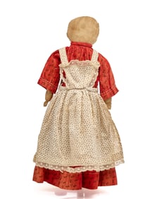 SIMPLE 12 INCH RAG DOLL CIRCA 1890