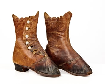 5 IN HIGH BUTTON SHOES