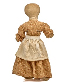 22 INCH TENNESSEE COUNTRY RAG DOLL CIRCA 1890