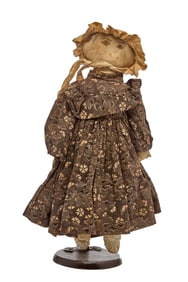 12 1/2 IN HOMESPUN LINEN DOLL