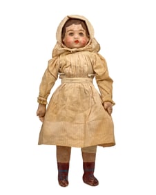 18 IN PAINTED FACE DOLL