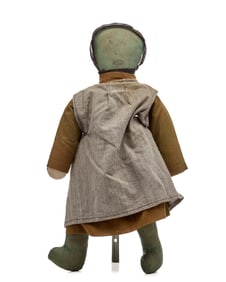 HARD to FIND BLUE/GREEN AMISH CLOTH DOLL