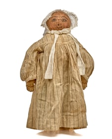 20 INCH CLOTH BABY DOLL with CUTE PAINTED FACE