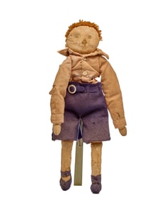 HOMEMADE 16 INCH RAGGEDY ANDY DOLL CIRCA 1920