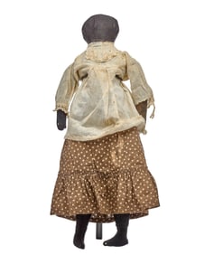 19 IN BLACK CLOTH DOLL