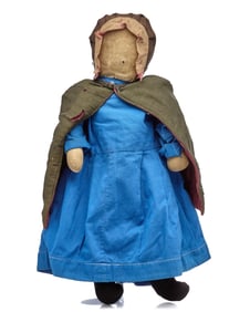 23 IN  HARD TO FIND EARLY AMISH DOLL