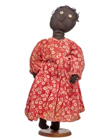 17 INCH BLACK STOCKINETTE DOLL from TENNESSEE