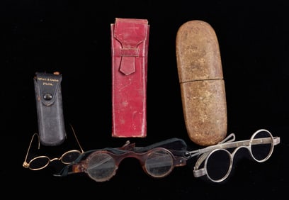 (3) PAIR of EARLY EYEGLASSES