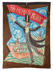 MICHAEL BIDDLE (b. 1935) HARVARD REUNION BANNER