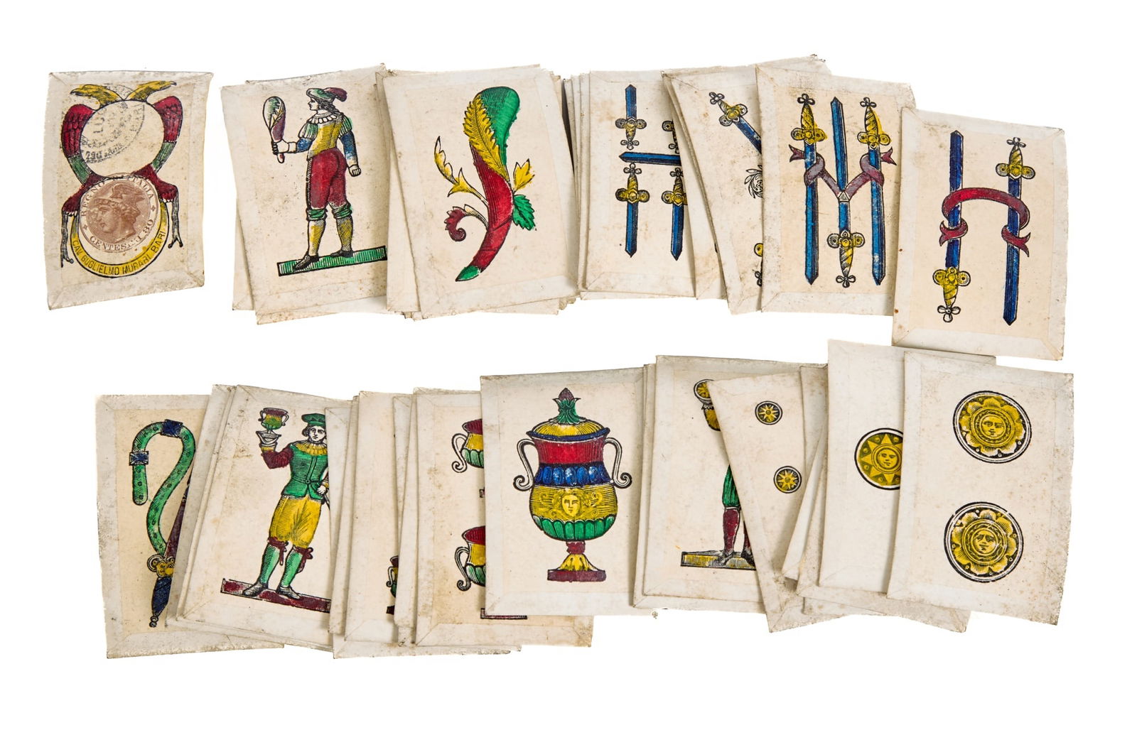 1908 DECK OF OMBRE a SPANISH CARD GAME (1 of 5)