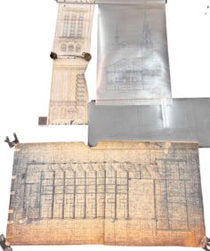 COPIES OF ARCHITECTURAL DRAWINGS, BOSTON, MA