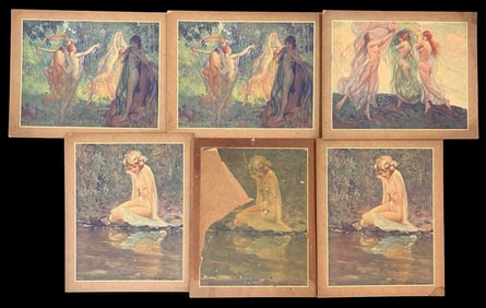 (5) 1920s EMILE GRUPPE & LOUIS BERNEKER PRINTS
