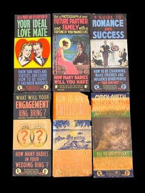 (7) LOT OF 1920s MUTOSCOPE PENNY ARCADE POSTERS