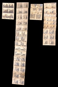 (6) SETS OF STEREOVIEWS SILENT FILM ACTORS