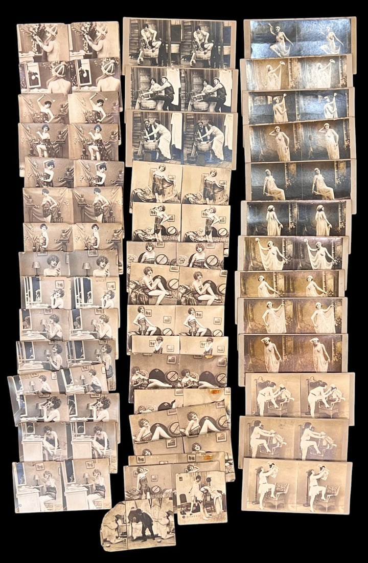 (5) SETS OF STEREOVIEWS, MODELS (1 of 9)