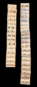 (2) SETS OF STEREOVIEWS, MURDER AND TRIAL