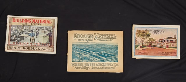 (3) EARLY (20th c) BUILDING MATERIAL CATALOGS