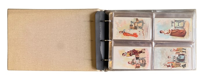 GENEROUS LOT of ANTIQUE SINGER SEWING TRADE CARDS
