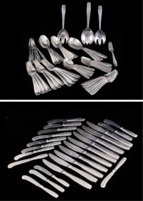 GEORG JENSEN MID CENTURY STAINLESS FLATWARE