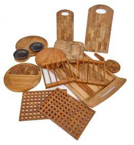 GENEROUS LOT of DANSK CHARCUTERIE/CUTTING BOARDS