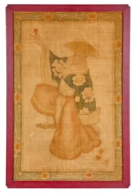 SIGNED CHINESE PAINTING on SILK